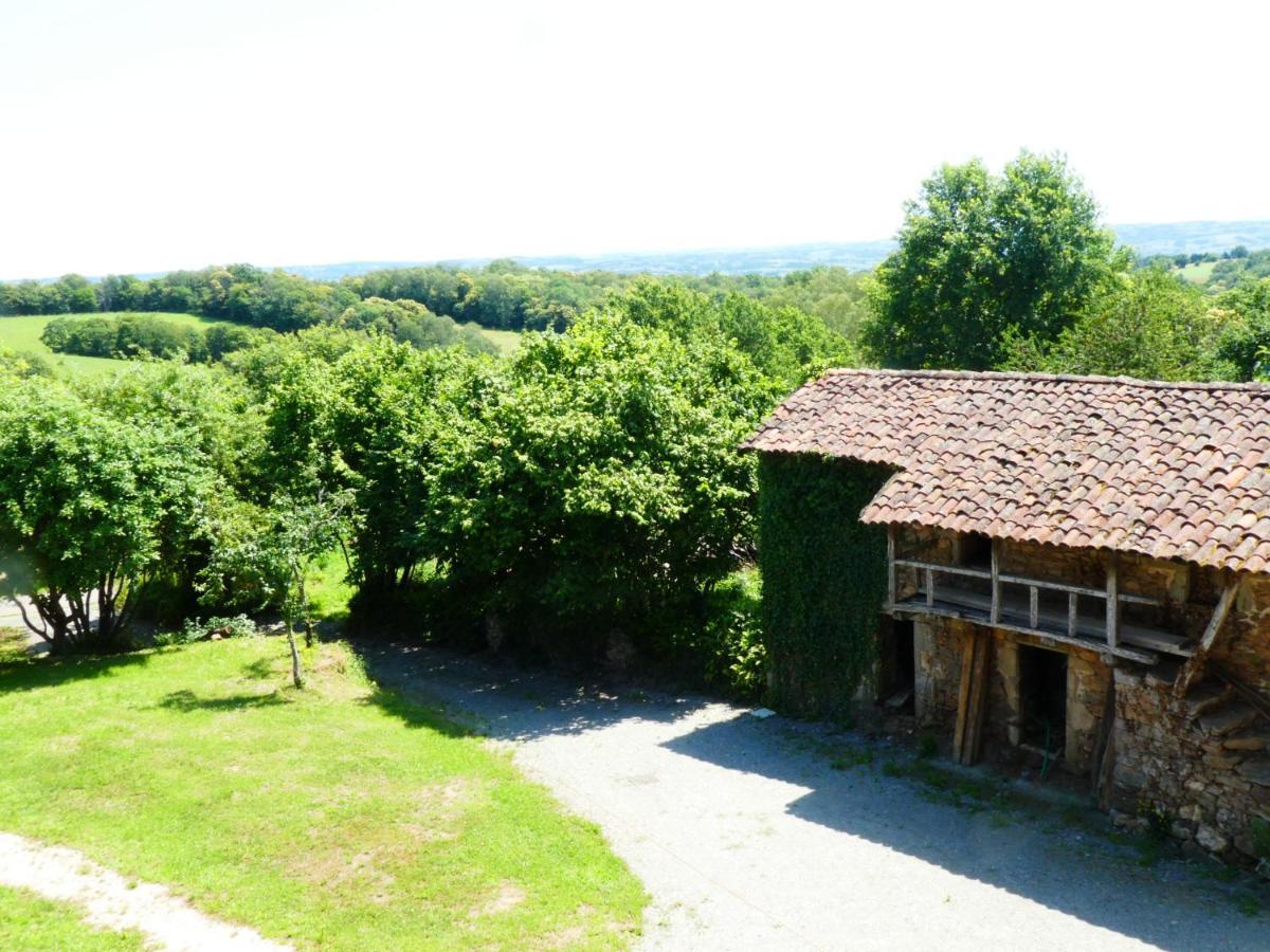 Grande maison de caractère en pierres -superbe vue Saint-Cirgues  Extérieur photo
