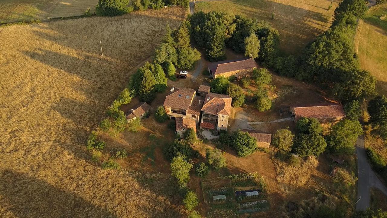Grande maison de caractère en pierres -superbe vue Saint-Cirgues  Extérieur photo