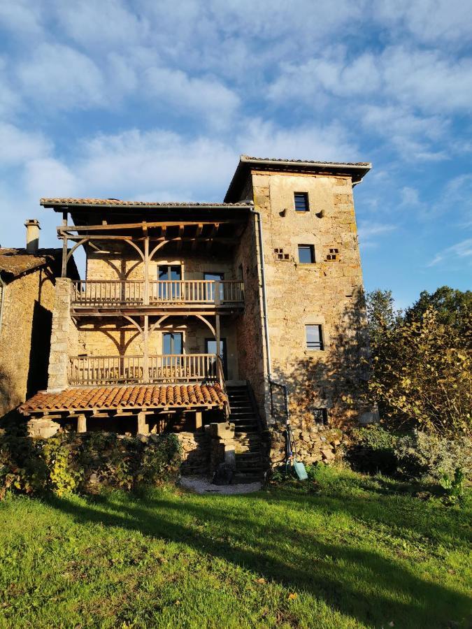 Grande maison de caractère en pierres -superbe vue Saint-Cirgues  Extérieur photo